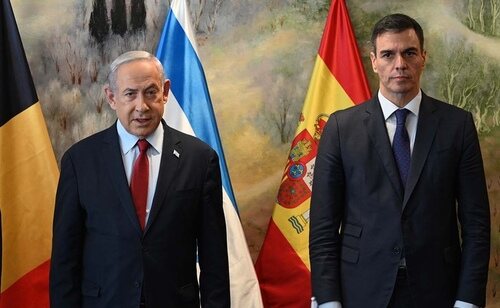 Reunión de Pedro Sánchez con Benjamin Netanyahu