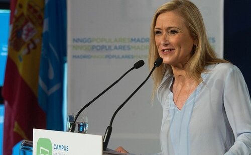 La ex presidenta de la Comunidad de Madrid, Cristina Cifuentes