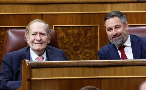 Ramón Tamames, candidato de VOX en la moción de censura