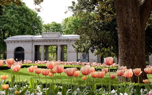 La entrada del Jardín Botánico