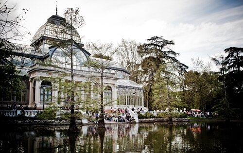 El Palacio de Cristal, en el parque del Retiro