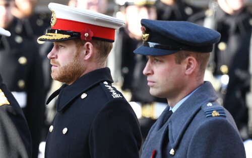 Harry, duque de Sussex, y Guillermo, príncipe de Gales