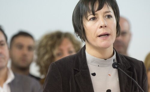 La candidata del BNG a la presidencia de la Xunta de Galicia, Ana Pontón