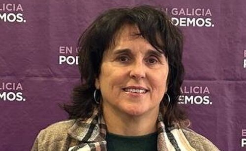 La candidata de Podemos a la presidencia de la Xunta de Galicia, Isabel Faraldo