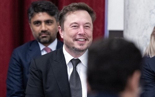 Elon Musk en una Conferencia sobre IA en EEUU