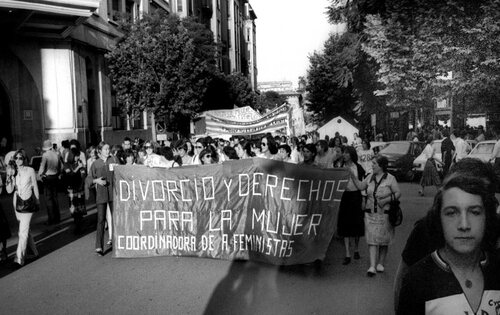 Primera manifestación feminista en España, 1978