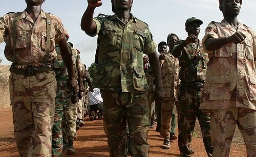 Militares rebeldes en República Centroafricana