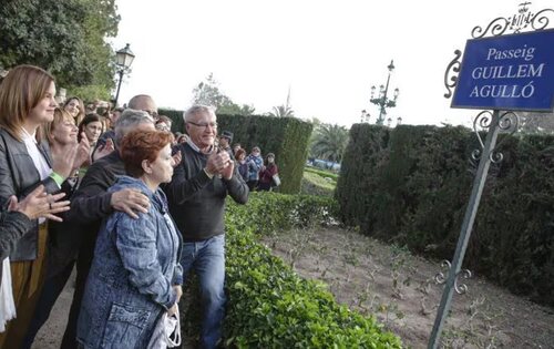 Inauguración del Paseo Guillem Agulló en los Jardines de Viveros de València