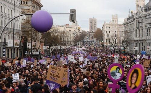 Manifestación 8M en Madrid