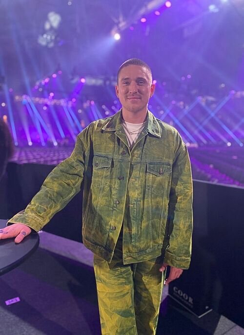 Danny Saucedo, tras el ensayo general de la gran final de Melodifestivalen 2024