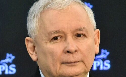 El presidente del partido Ley y Justicia (PiS), Jaroslaw Kaczynski