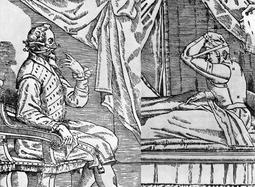 Rinoplastia mediante injerto, documental por el doctor Gaspare Tagliacozzi en 1597
