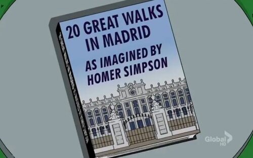 La guia de Madrid escrita por Homer