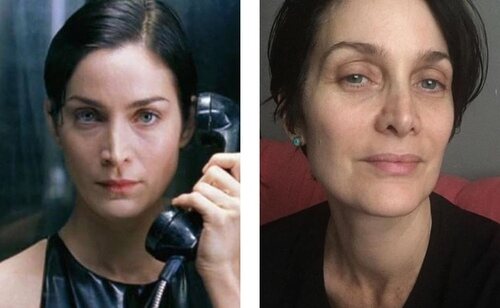 Carrie-Anne Moss en Matrix y en la actualidad