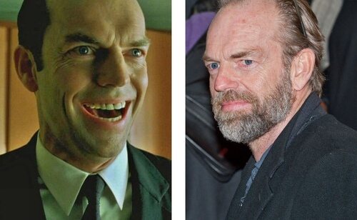 Hugo Weaving en Matrix y en la actualidad