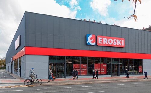 Un supermercado de Eroski