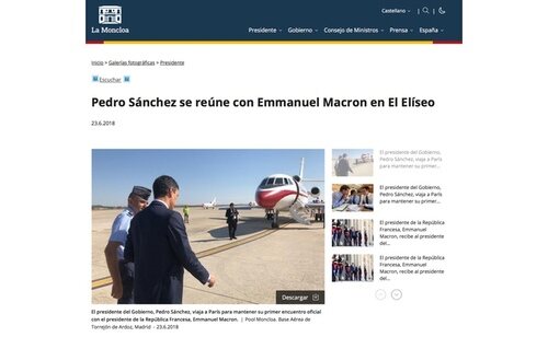 Origen de la fotografía utilizada en el bulo del viaje de Pedro Sánchez a Doñana