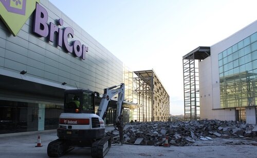 Inicio de obras de El Corte Inglés de Arroyosur