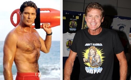 David Hasselhoff antes y después