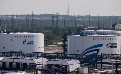 Una planta de Gazprom, la gasística controlada por el Estado ruso