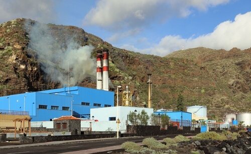 Central térmica de Los Guinchos en La Palma, origen de la avería