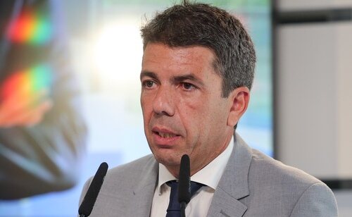 El presidente de la Generalitat Valenciana, Carlos Mazón