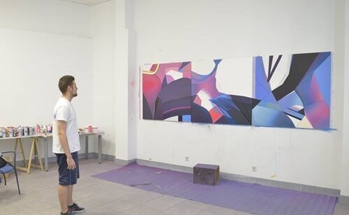 El pintor malagueño Gonzalo Fuentes había establecido su residencia en Londres
