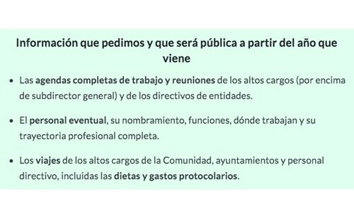 Ley de Transparencia de la Comunidad de Madrid