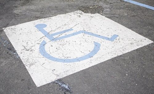 Plaza reservada para personas con discapacidad