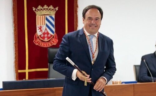 Juanfran Pérez Llorca como alcalde de Finestrar