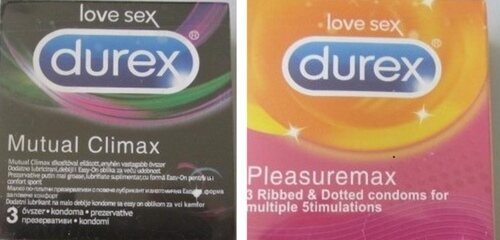 Productos Durex falsificados retirados en alerta sanitaria