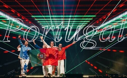 NAPA durante su actuación en Eurovisión 2025