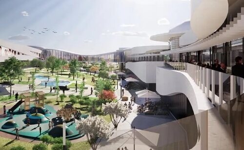 El complejo aspira a convertirse en todo un polo comercial en Madrid