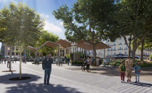 La reforma dará más árboles y busca reforzar la seguridad de la plaza