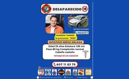 Carteles de búsqueda por la desaparición de Ruaridh Tanner