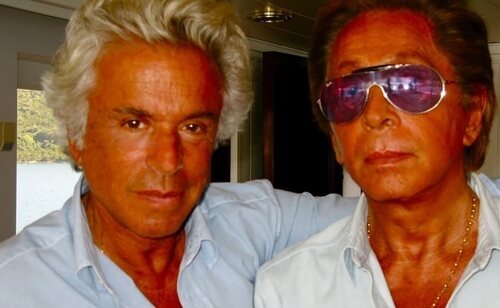 El diseñador Valentino compartió su vida con Giancarlo Giammetti