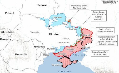 Rusia controla actualmente en torno al 18-19 % del territorio ucraniano.