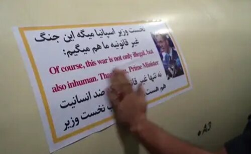 Teherán coloca las fotografías de Pedro Sánchez en sus misiles