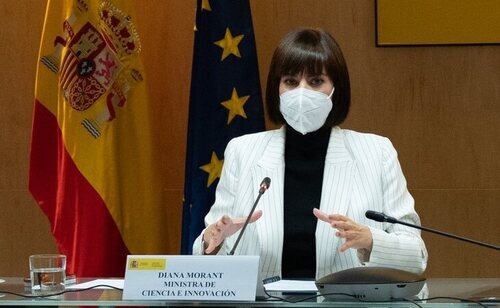 La ministra de Ciencia e Innovación, Diana Morant