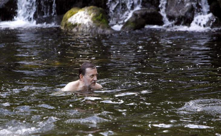 Al principio cuesta entrar, pero está el agua buenísima