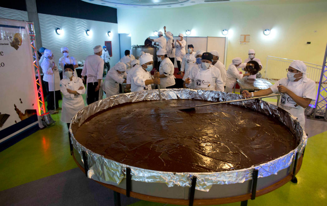 La moneda de chocolate más grande del mundo