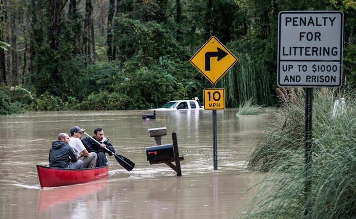 Las peores inundaciones en 1.000 años