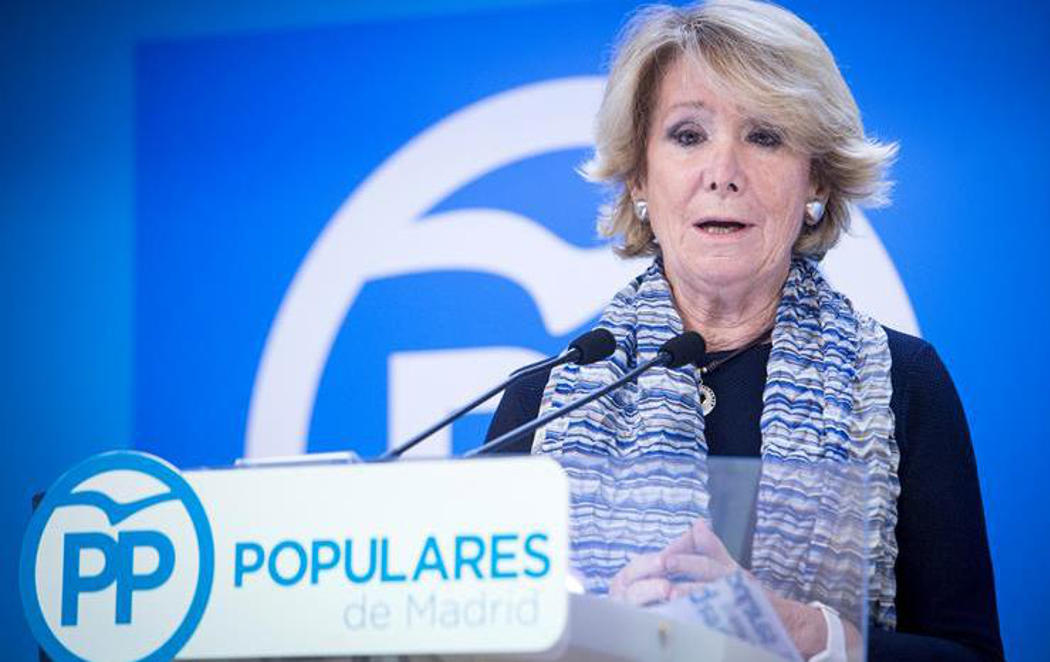 Esperanza Aguirre dimite como Presidenta del PP de Madrid