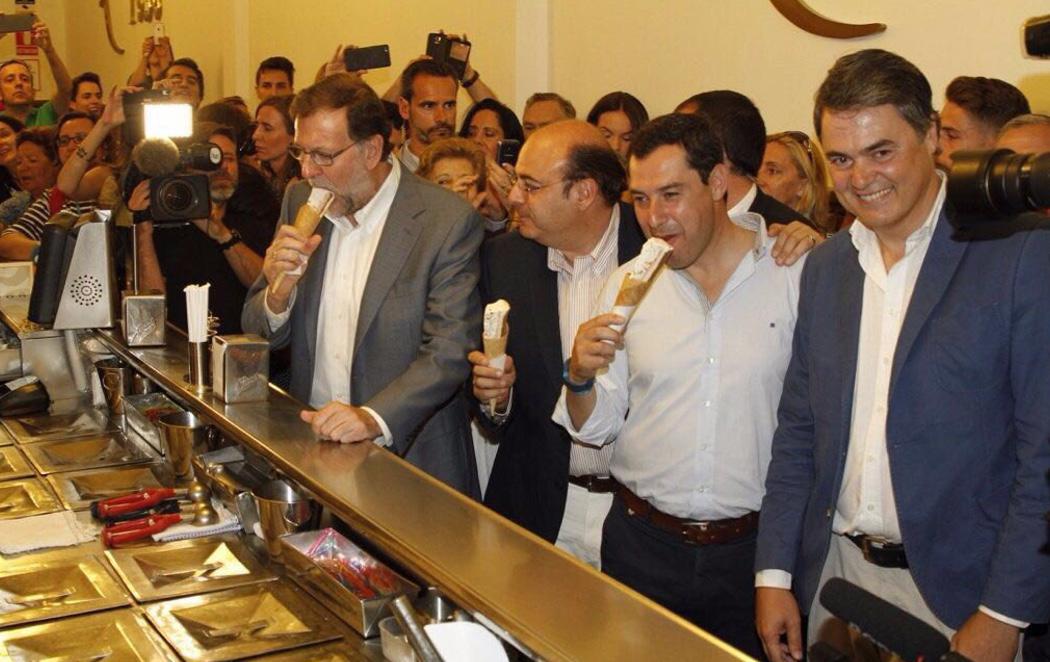 El desafortunado helado de Rajoy