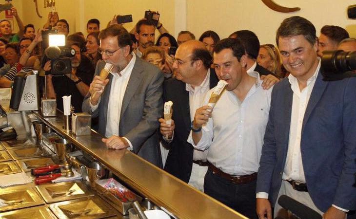El desafortunado helado de Rajoy
