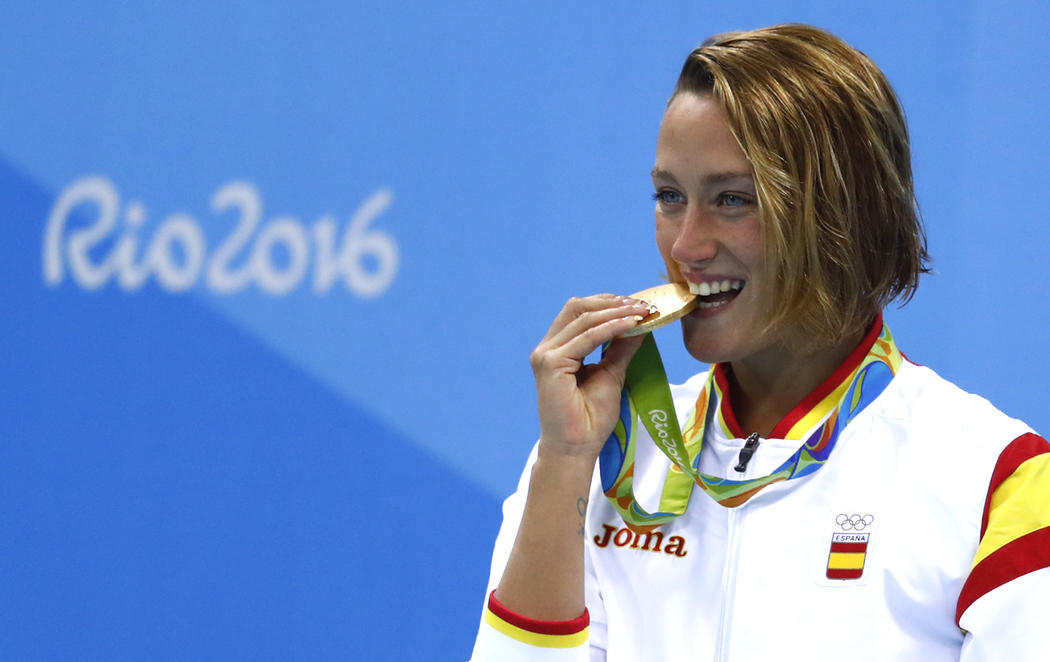 Mireia Belmonte gana su primer oro olímpico en Río 2016