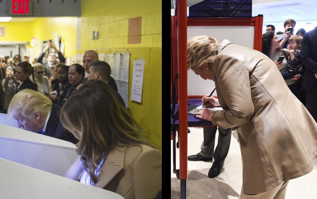 Así han votado los dos candidatos a La Casa Blanca