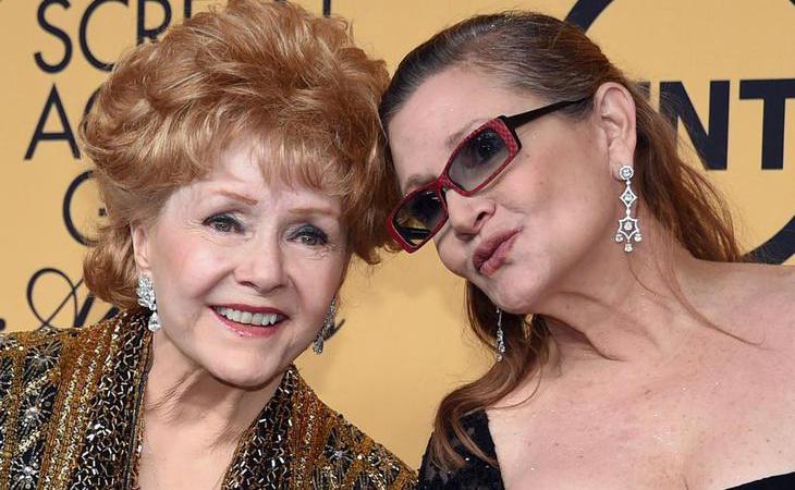 Muere la actriz Debbie Reynolds un día después del fallecimiento de su hija, Carrie Fisher