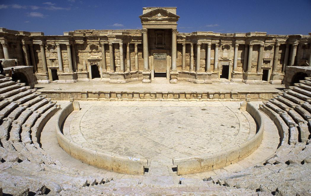 El Estado Islámico destruye el teatro romano y el tetrápilo de Palmira