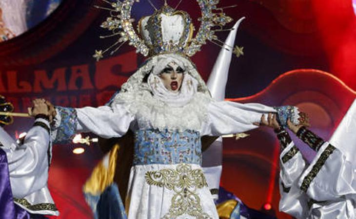 Una polémica virgen Drag se corona como la reina del carnaval de Las Palmas
